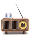 Retro Wireless Bluetooth Speaker American Style Portable Desktop Card Multi-Function Fm Radio
