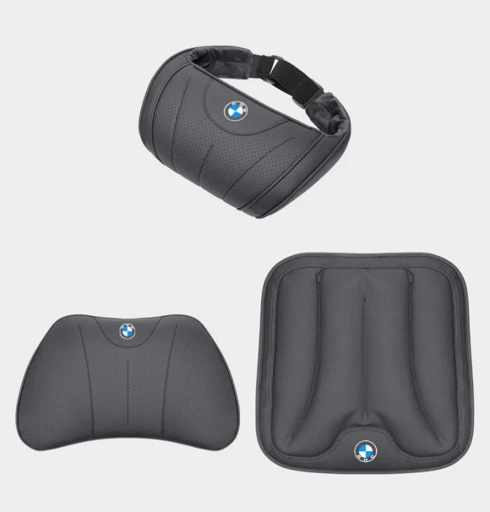Car four seasons universal skin-friendly comfortable headrest neck pillow sports seat pillow lumbar support cushion