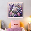 (Multi Style)Rose Butterfly-Full Embroidery 3 Strands 11CT Stamped Cross Stitch-45*45CM