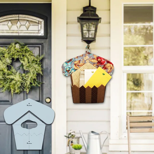 Small House Shaped Wall Post Template Set + Instructions