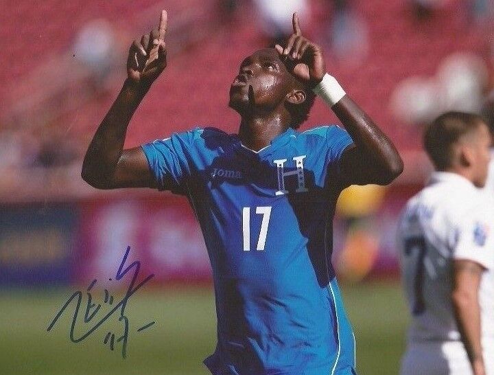 Alberth Elis Houston Dynamo signed Honduras 8x10 Photo Poster painting autographed MLS Soccer