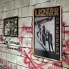 U2 - Panneaux en &eacute;tain m&eacute;tallique(20*30cm/30*40cm) - Musique
