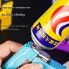Mecha Fingertip Gyroscope Lighter Two-In-One Folding Rotating Decompression Inflatable New Deformation
