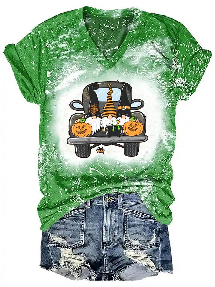 Halloween Truck Tie Dye Shirt