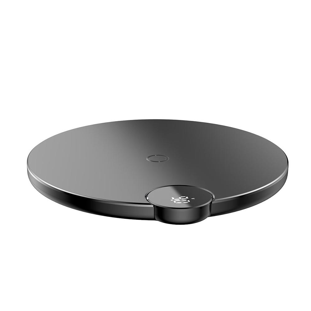 

Baseus Digital Display Wireless Charging Pad Charger for iPhone X XS, Black, 501 Original