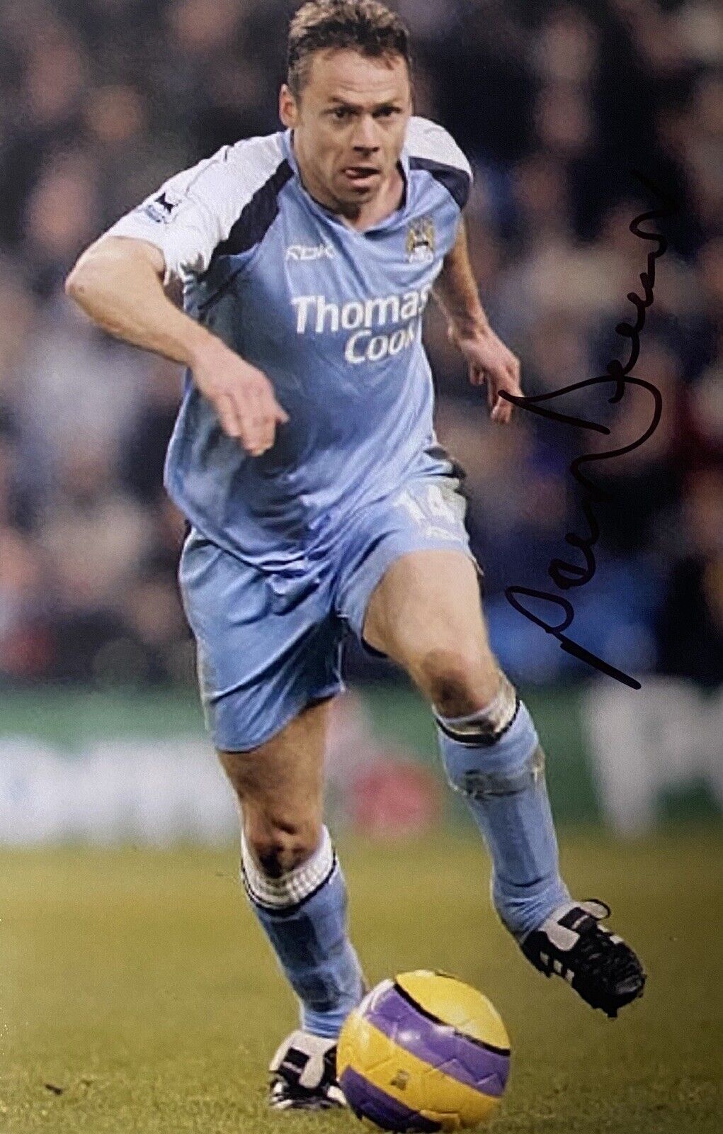 Paul Dickov Genuine Hand Manchester City 6X4 Photo Poster painting 2