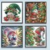 (US Local)4Pack Xmas-Crystal Rhinestone Diamond Painting(30x30cm)