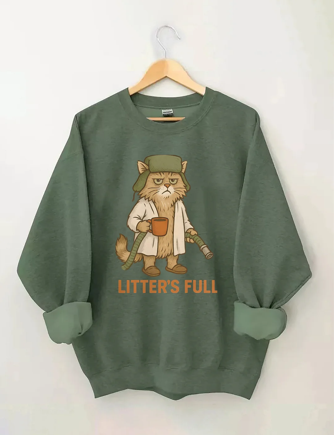 Litter's Full Christmas Vacation Cat Sweatshirt
