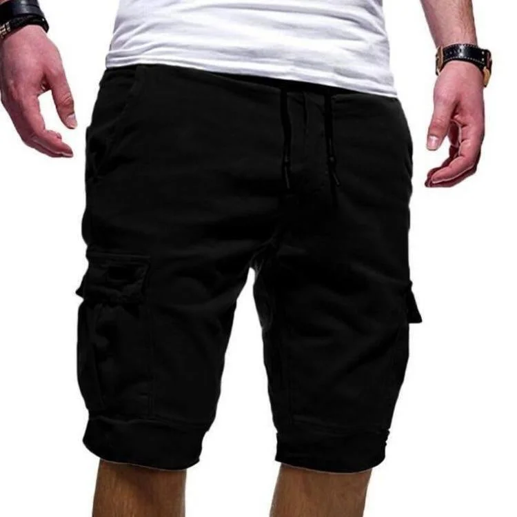 Men's Summer Beach Multi-pocket Cropped Shorts