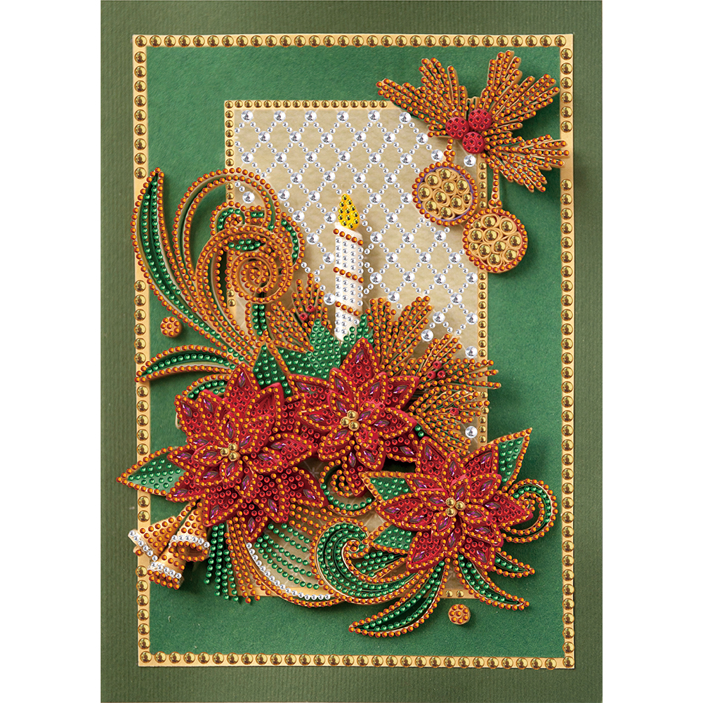 

Christmas Flower Quilling Paper - Special Shaped Diamond Painting - 30*40CM, 501 Original