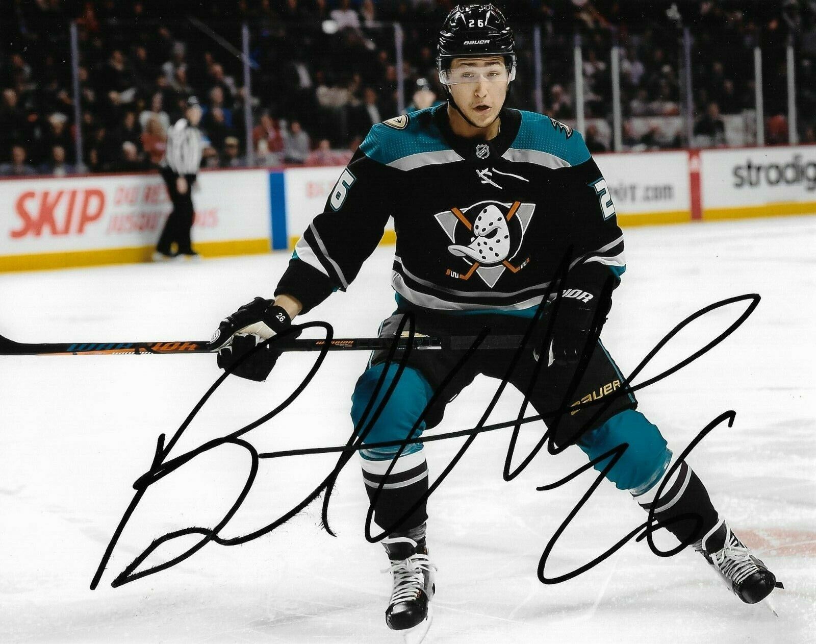 Anaheim Ducks Brandon Montour Autographed Signed 8x10 Photo Poster painting COA