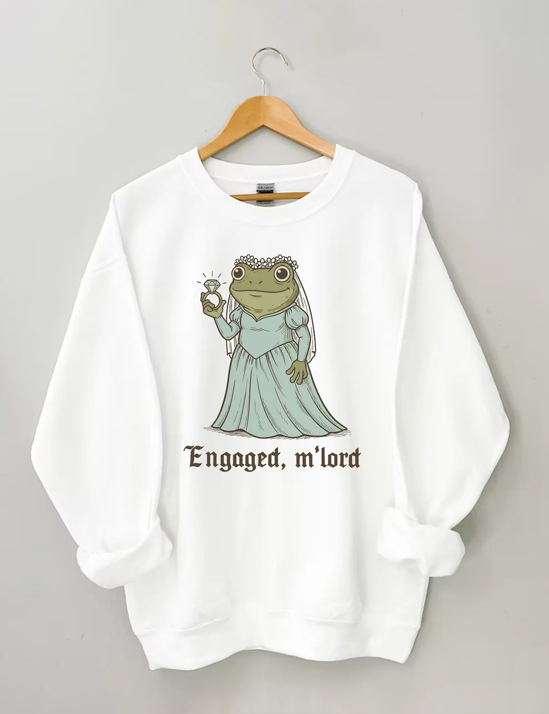 Funny Frog Engagement Sweatshirt