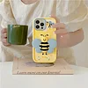 For iPhone 15 series, with stand, shockproof heavy duty butterfly protective case