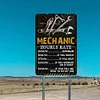 Mechanic Price List - Metal Tin Signs(8*12Inch/12*16Inch) - Garage