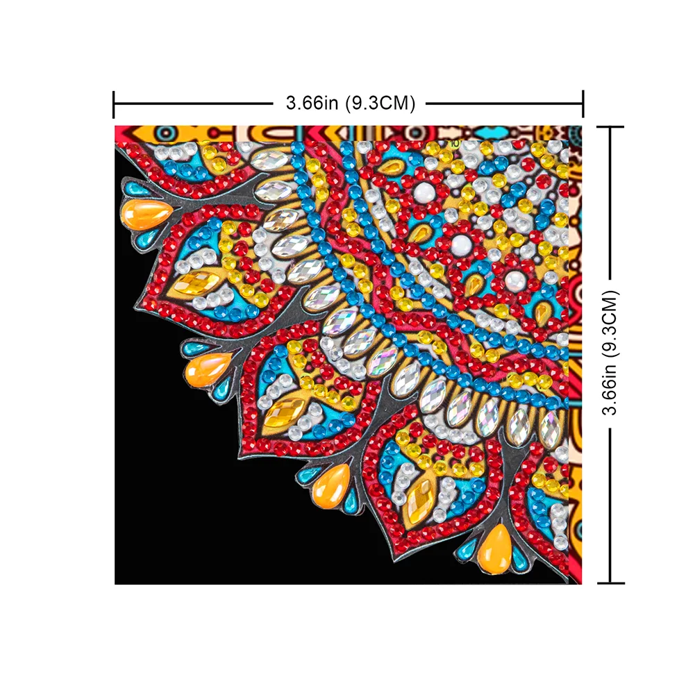 DIY Corner Bookmark Art Craft 5D Dot Drill Book Mark for Presents