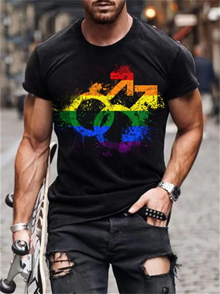 Casual Trans Pride Short Sleeve T Shirt