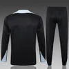 Joyfball 2024/2025 Barcelona Half-Pull Training Suit Black Football Shirt 1:1 Thai Quality