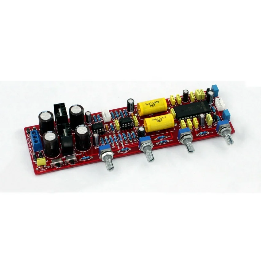 HI-FI Level Preamp Audio Tone Board LM4610 NE5532 Preamp LM4610 Tone Control Board with Loudness Switchable