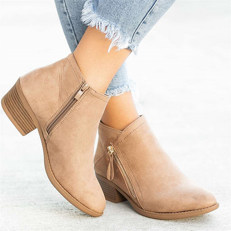 Women's Daily Low Heel Ankle Bootie -boots