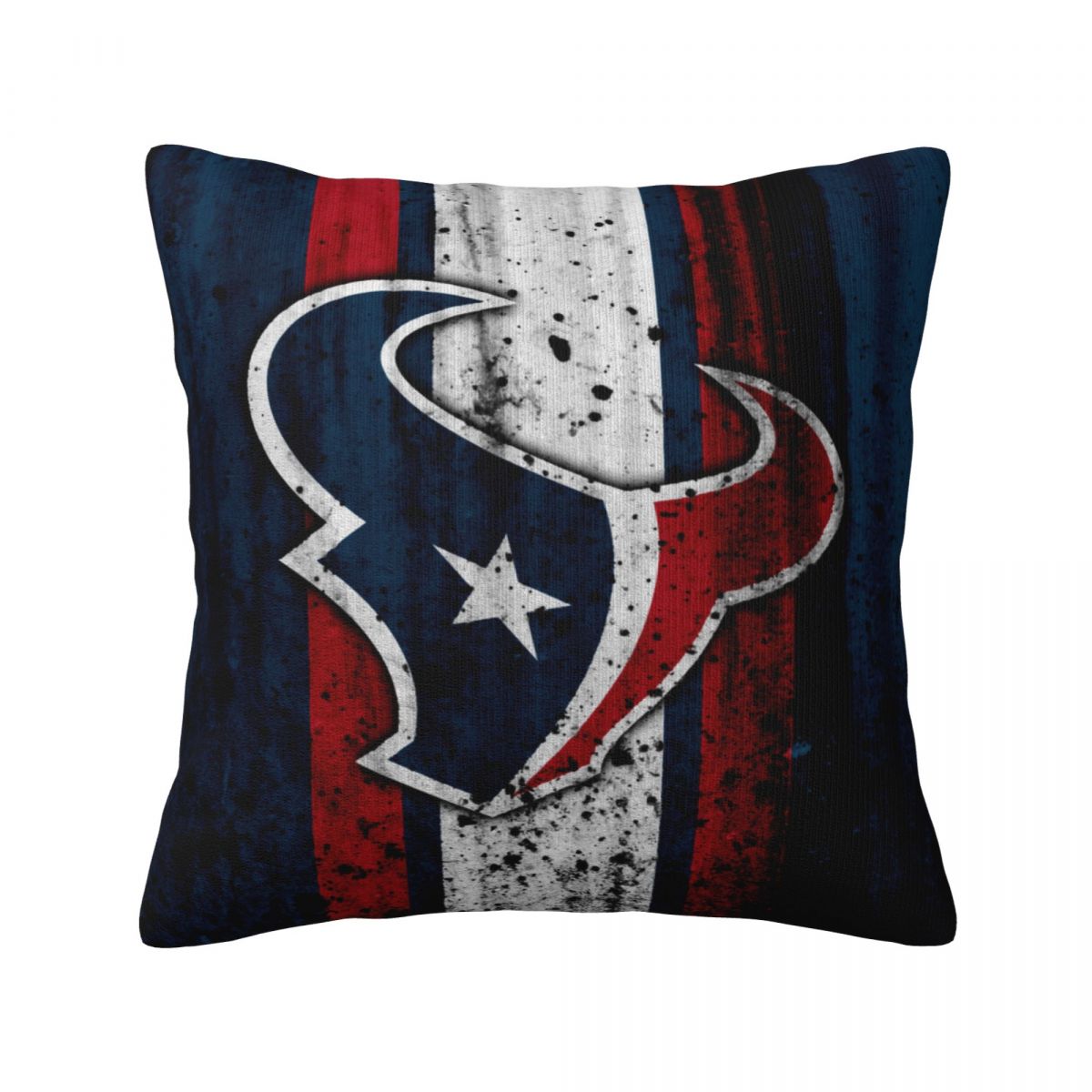 Houston Texans Dirt Logo Throw Pillows 18 x 18 inch
