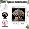 Diamond Painting-DIY Crystal Rhinestone Stained Glass Lanterns
