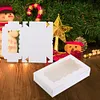 30 Pack Kraft Bakery Box with Clear Window Cookie Box Pastry Box for Gift Giving