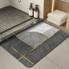 Diatom Mud Drying Water Uptake Mat Modern Home Bathroom
