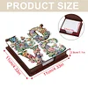 Wooden DIY LOVE Flower Diamond Painting Kit Note Box with 160 Papers for Office