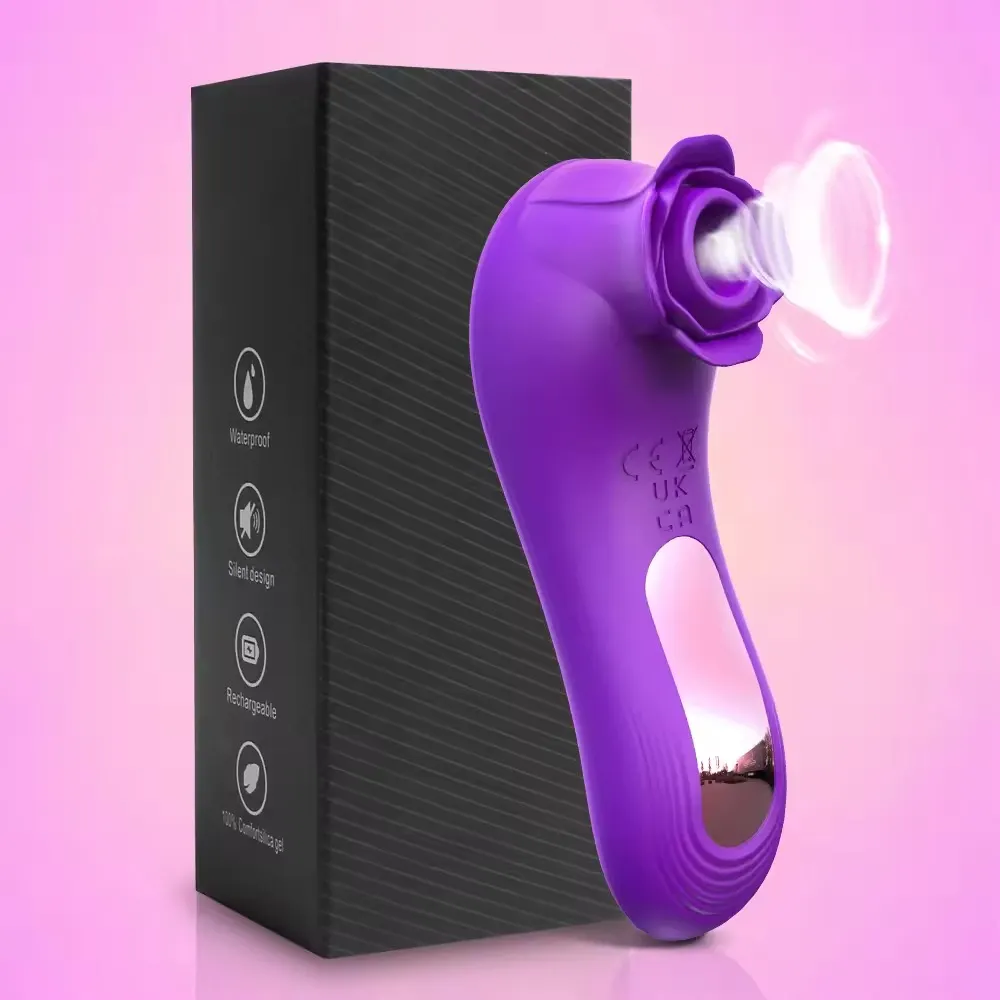 Bloomy Rose - Suction Vibrator With Strong Pulses For Clit And Nipple Pleasure