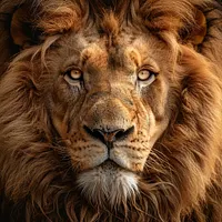 Majestic Lion Portrait - Diamond Painting