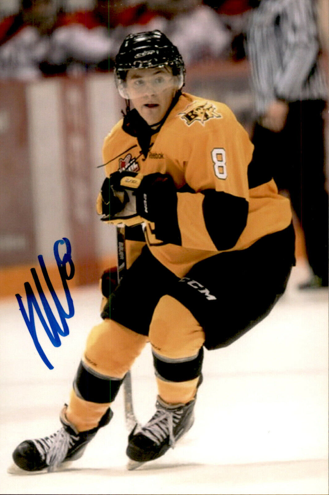 Jayce Hawryluk SIGNED 4x6 Photo Poster painting BRANDON WHEAT KINGS / FLORIDA PANTHERS #3