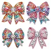 4pcs DIY Color Rhinestone Bow Diamond Painting Brooch