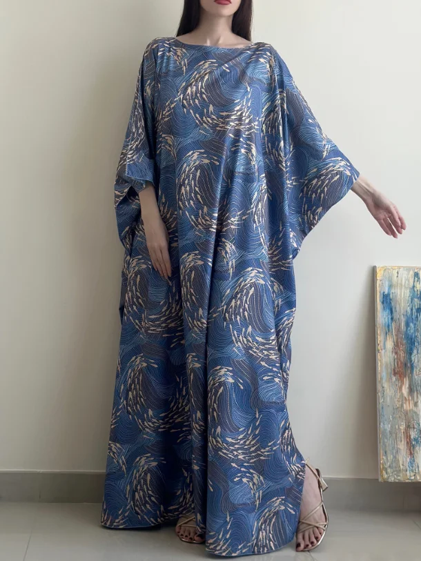 Stylish Floral Dress Robe-inspireuse