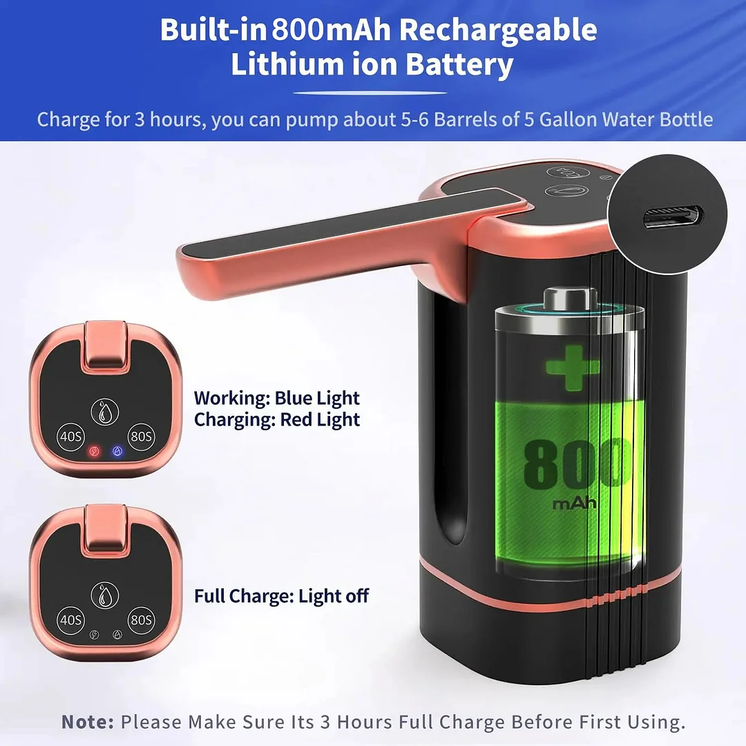 (🔥Last Day Promotion - 50% OFF)🔥🔥 & Multi-functional Automatic Water Dispenser Pump!