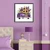 Diamond Painting -DIY Full Square Drill Purple Truck (35*35CM)