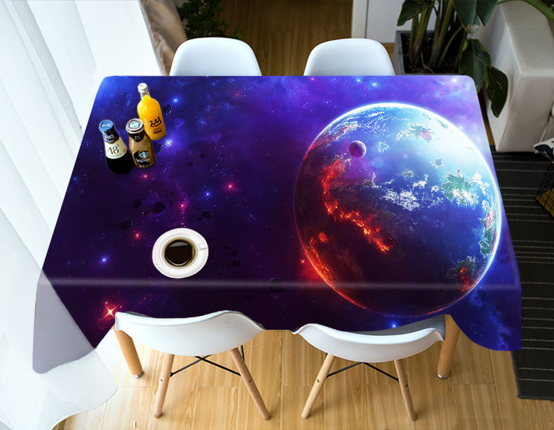 

Earth in the Sky - 3D Tablecloth, 140*210cm, 501 Original