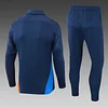 2024/2025 Olympique de Marseille Half-Pull Training Suit Royal Blue Football Jersey 1:1 Thai Quality