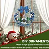 DIY Pearl Diamond Painting Christmas Wreath Hanging Ornament Kit