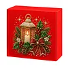 DIY Diamond Art Christmas Gift Box Red Hardboard Holiday Craft Decor Kit