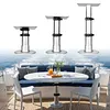 [US Local Warehouse] Pneumatic Table Leg Base Detachable 3-Level Adjustable Aluminum Alloy Table Base