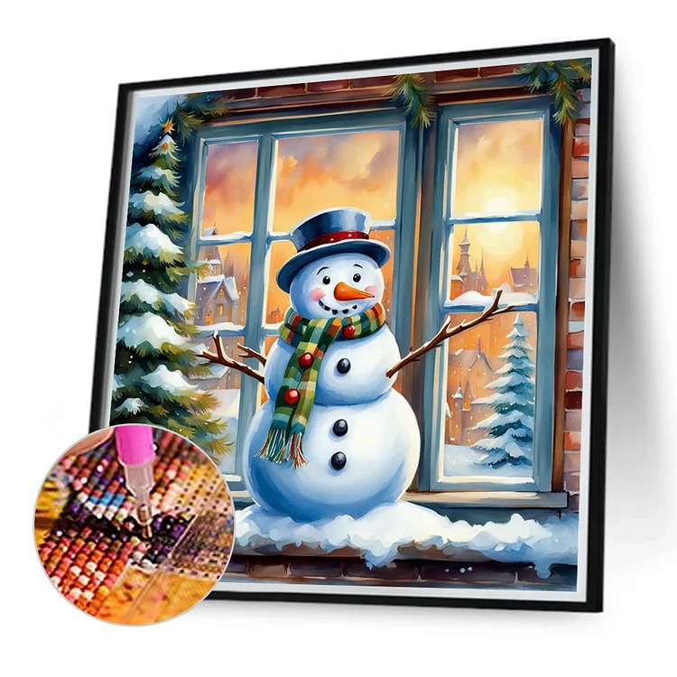 Winter Bookshop - Full Round - Diamond Painting (30*40cm)