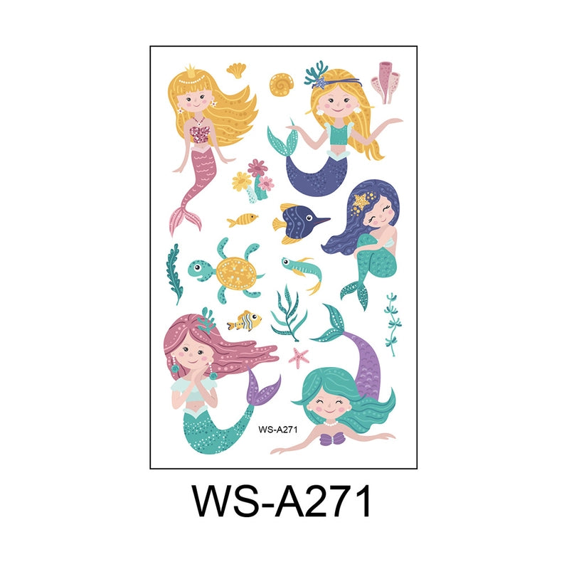 Mermaid Pet Tattoos & Body Art 1 Piece
