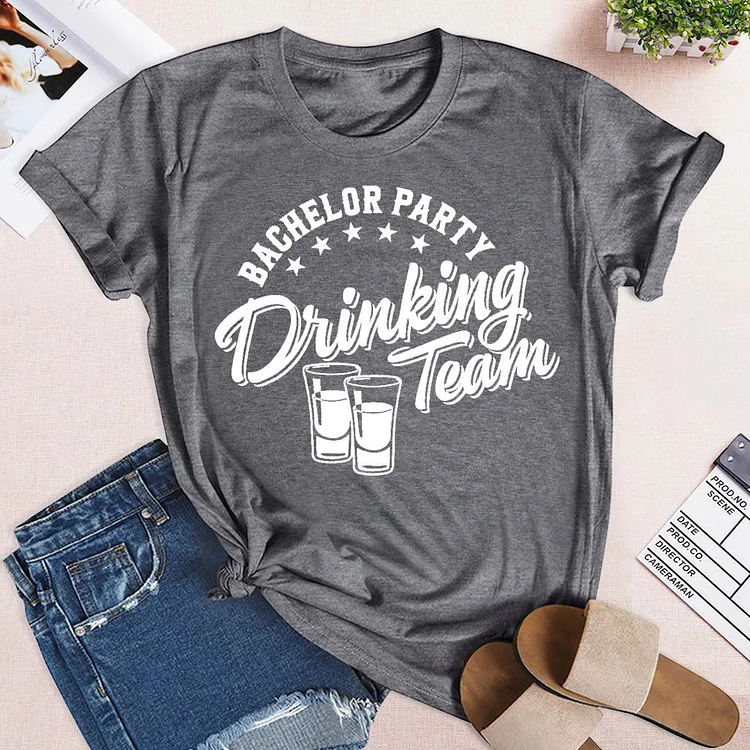 Bachelor Party Drinking T-shirt Tee-04669-Annaletters