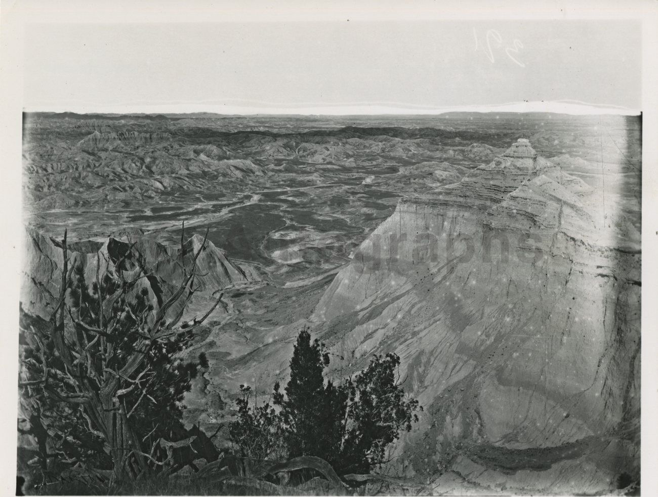 South Dakota History - Vintage Publication Photo Poster painting - Badlands National Park