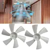 2Pack 6 Inch White Replacement Vent Fan Blades for Bathroom Roof Vent Range Hood
