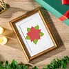 12pcs Xmas DIY Mini Square Diamond Painting Set 15x18cm