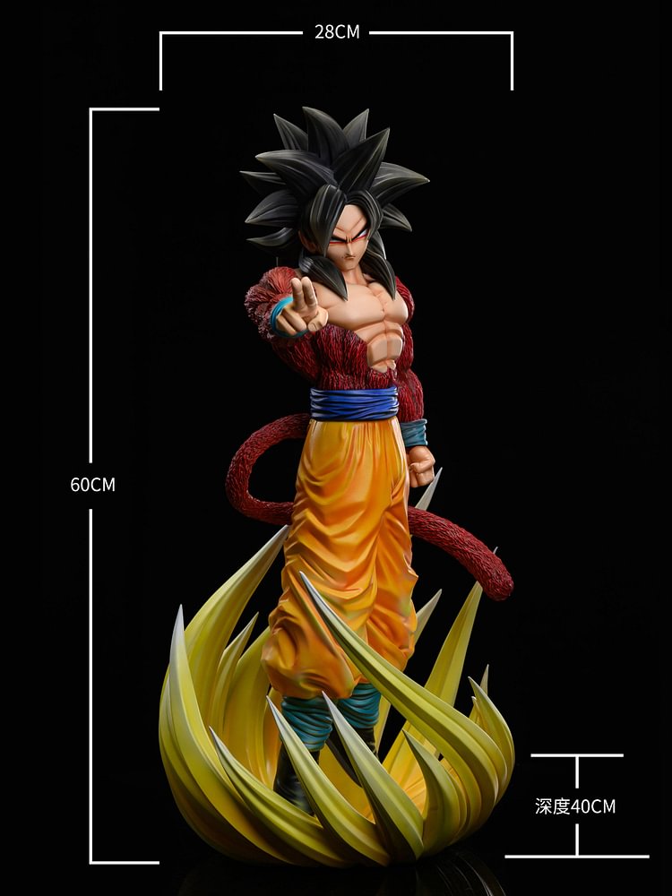 1/4 & 1/6 Scale Super Saiyan 4 Son Goku - Dragon Ball Resin Statue - SIMPLE-Studio [Pre-Order]-shopify