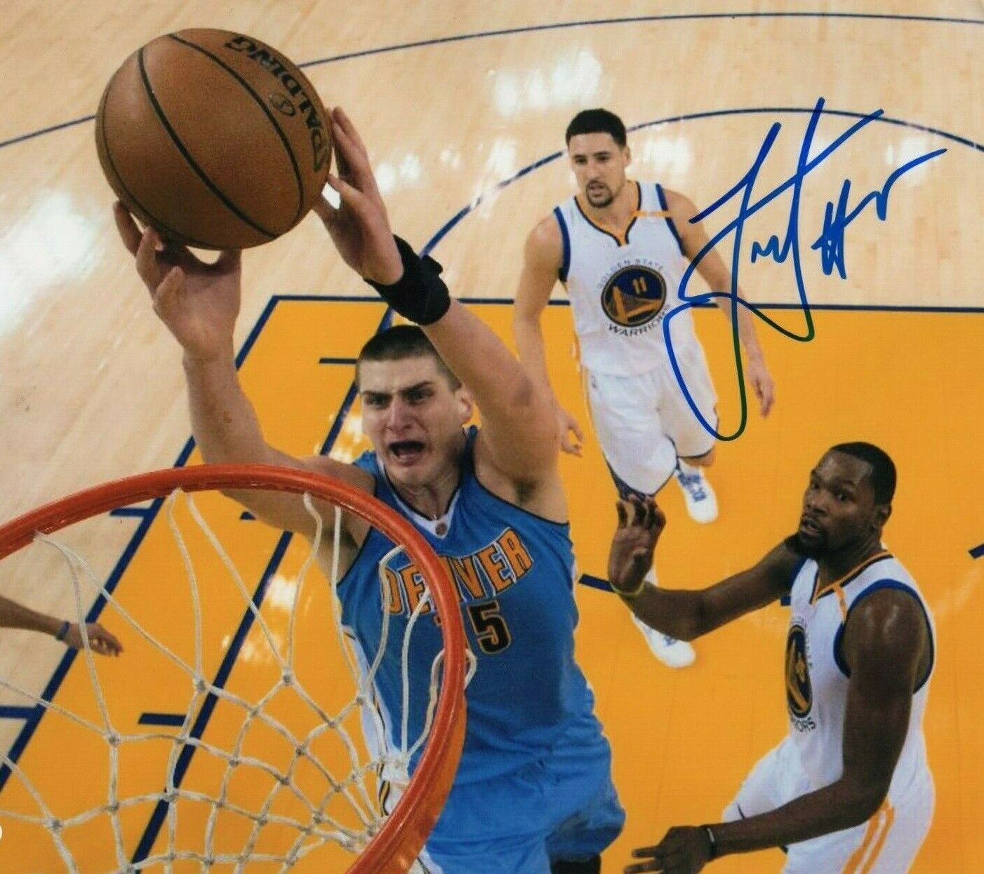 Nikola Jokic Autographed Signed 8x10 Photo Poster painting ( Nuggets ) REPRINT