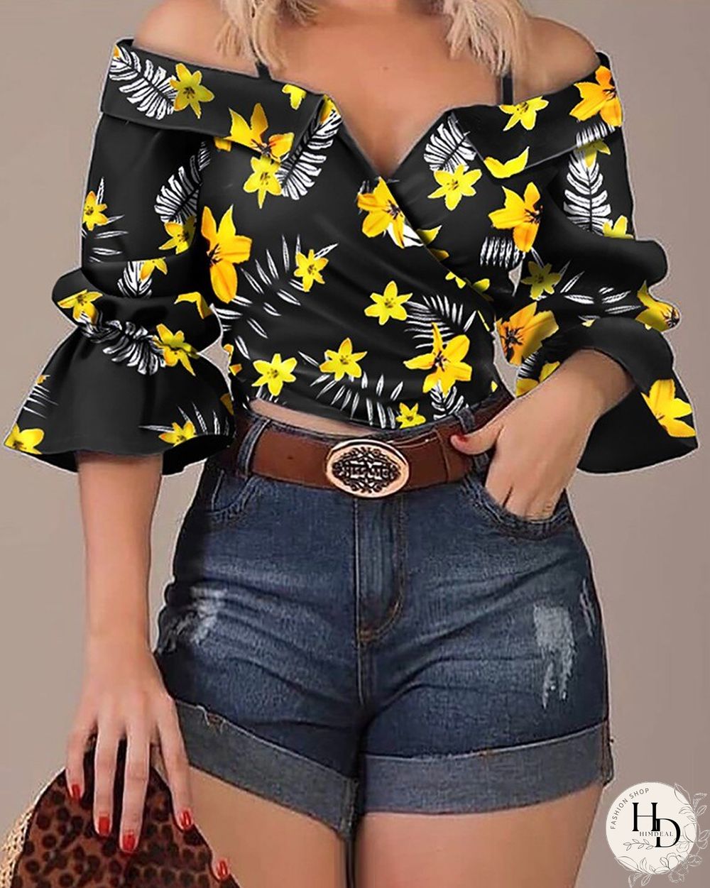 Floral Print Top for Women