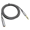 6.35mm Headphone Extension Cable Wear Resist Male To Female TRS Adapter Cord Multi-Purpose Hi-Fi Sound Stereo Extender Cord for IPhone/Headset/Smartphones